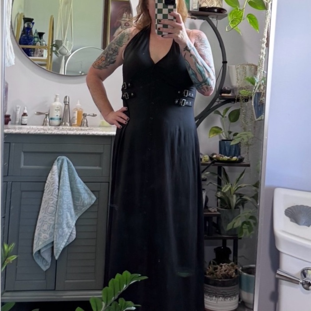 Forest ink sample dress halter